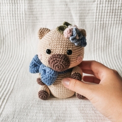 Flora the Wombat amigurumi pattern by EMI Creations by Chloe