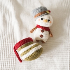 Frosty the Snowman amigurumi by EMI Creations by Chloe