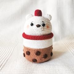 Kawaii Yummies: Boba the Bear amigurumi by EMI Creations by Chloe