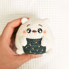 Kawaii Yummies: Onigiri Bear amigurumi pattern by EMI Creations by Chloe