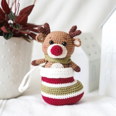 Rudolph the Reindeer amigurumi by EMI Creations by Chloe