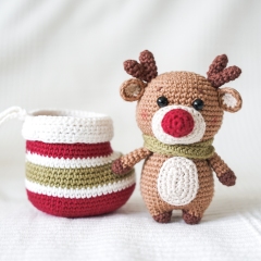 Rudolph the Reindeer amigurumi pattern by EMI Creations by Chloe