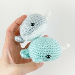 Baby Whales & Narwhals amigurumi by AmiAmore