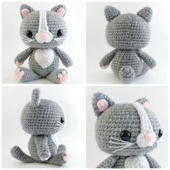 Snuggle Kitty Cats Bundle amigurumi pattern by AmiAmore