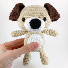 Snuggle Puppy Dog amigurumi pattern by AmiAmore