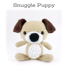Snuggle Puppy Dog amigurumi pattern by AmiAmore
