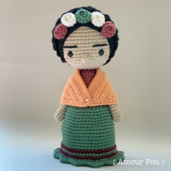 Frida amigurumi pattern by Amour Fou