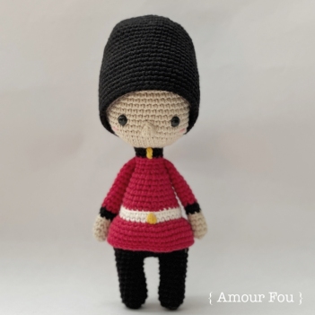 Jack, the Royal Guard amigurumi pattern by Amour Fou