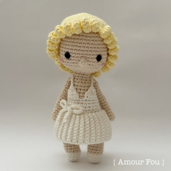 Marilyn Monroe amigurumi pattern by Amour Fou