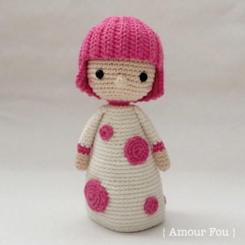 Yayoi Kusama amigurumi pattern by Amour Fou