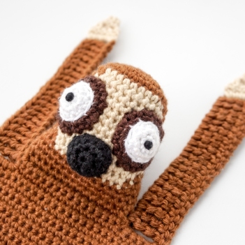 Sloth Bookmark amigurumi pattern by Supergurumi