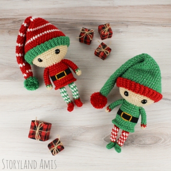 Jingle the Elf amigurumi pattern by Storyland Amis
