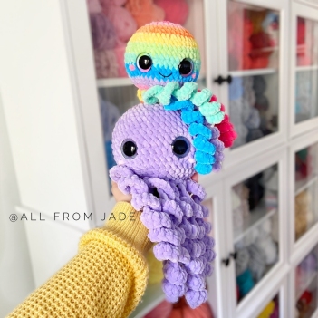 Rose the Octopus - No sew amigurumi pattern by All From Jade