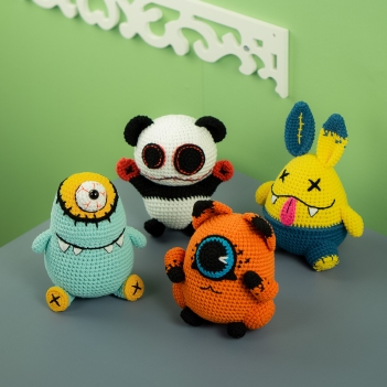 Creepy Animals 3 amigurumi pattern by Lennutas