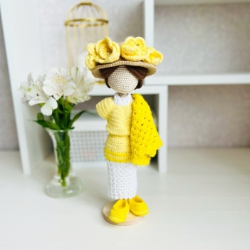 1910s outfit amigurumi pattern by Fluffy Tummy