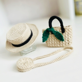 Summer accessories amigurumi pattern by Fluffy Tummy