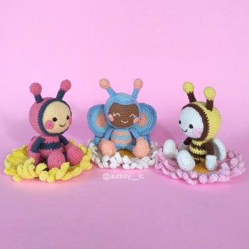 Little Spring Friends amigurumi pattern by Audrey Lilian Crochet