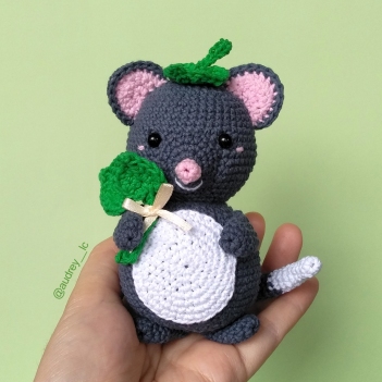 Wayne the Western Ringtail Possum amigurumi pattern by Audrey Lilian Crochet