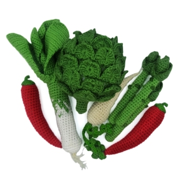 Vegetables bundle Multi-season set amigurumi pattern by Mommys Bunny Crafts