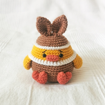 Chip the Chick Bunny amigurumi pattern by EMI Creations by Chloe