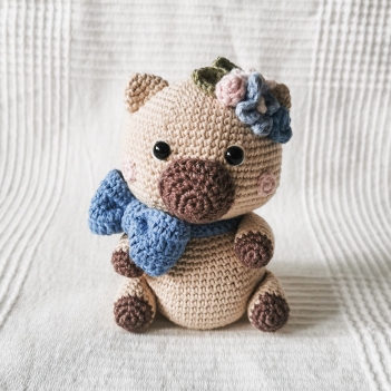 Flora the Wombat amigurumi pattern by EMI Creations by Chloe