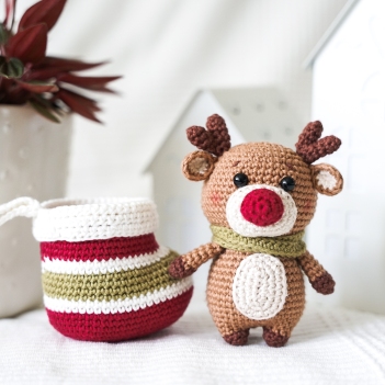 Rudolph the Reindeer amigurumi pattern by EMI Creations by Chloe