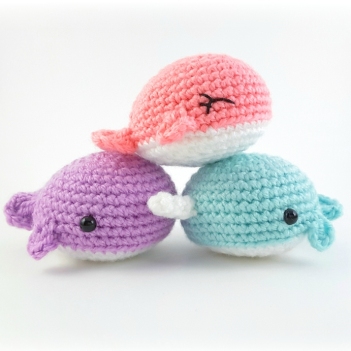 Baby Whales & Narwhals amigurumi pattern by AmiAmore