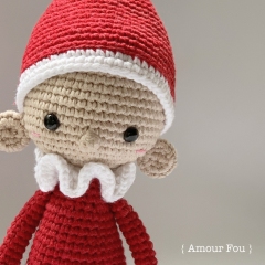 Lelio, the Christmas Elf amigurumi by Amour Fou