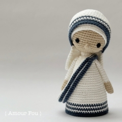 Mother Teresa amigurumi by Amour Fou