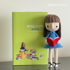 Roald Dahl's Matilda amigurumi by Amour Fou
