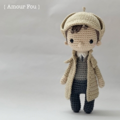 Sherlock Holmes amigurumi pattern by Amour Fou