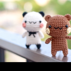 Mini Bubu and Dudu amigurumi by yorbashideout