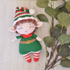 Elliot the Christmas Elf amigurumi pattern by LaCigogne