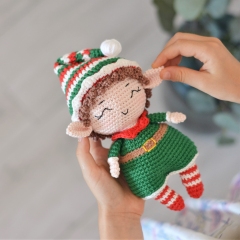 Elliot the Christmas Elf amigurumi by LaCigogne