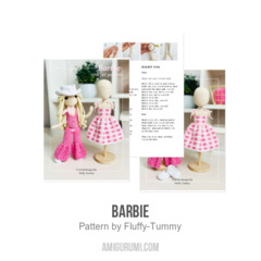 Barbie amigurumi pattern by Fluffy Tummy