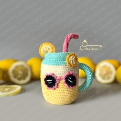 Lemonade amigurumi pattern by CraftyGibbon