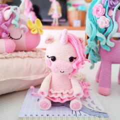 Ballerina Baby Unicorn amigurumi by LePompon
