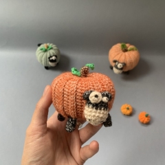Sheepkin Kawaii Halloween Pumpkin amigurumi pattern by ElizettaCrafts