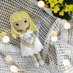 Aniela the Angel Doll amigurumi by LovenikaDesign