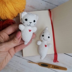 Boo and Nyx the Small Ghosts amigurumi pattern by LovenikaDesign