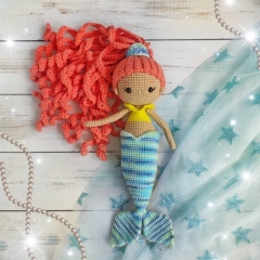 Coral the Little Mermaid amigurumi by LovenikaDesign