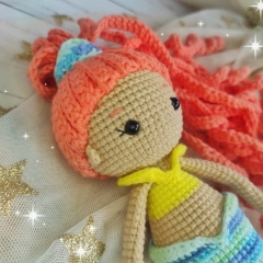 Coral the Little Mermaid amigurumi pattern by LovenikaDesign