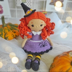 Corinne the Kind Witch amigurumi pattern by LovenikaDesign