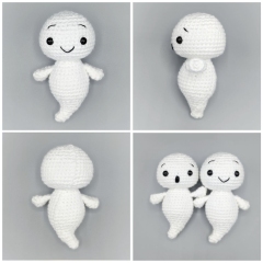 Baby Boo Ghost amigurumi pattern by AmiAmore