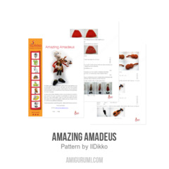 Amazing Amadeus amigurumi pattern by IlDikko