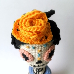 Catrina, day of the death doll  amigurumi by Los sospechosos