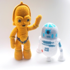 R2D2 Star Wars - Crochet Pattern amigurumi pattern by Los sospechosos