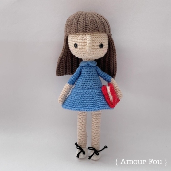 Roald Dahl's Matilda amigurumi pattern by Amour Fou