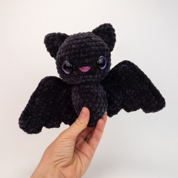 Binx the Plush Bat amigurumi pattern by Theresas Crochet Shop