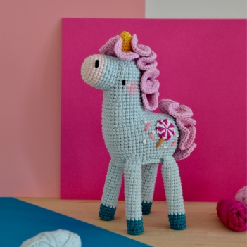 LOLIE SUGAR the unicorn amigurumi pattern by valentin.c